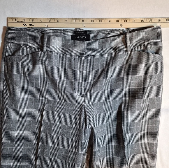 Talbots Petite 14P Hampshire Suit Set - Grey Glen Plaid with Red Windowpane - Picture 11 of 16